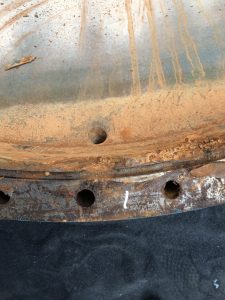 Flange Repair with coatings