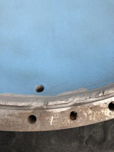 Flange Repair with coatings